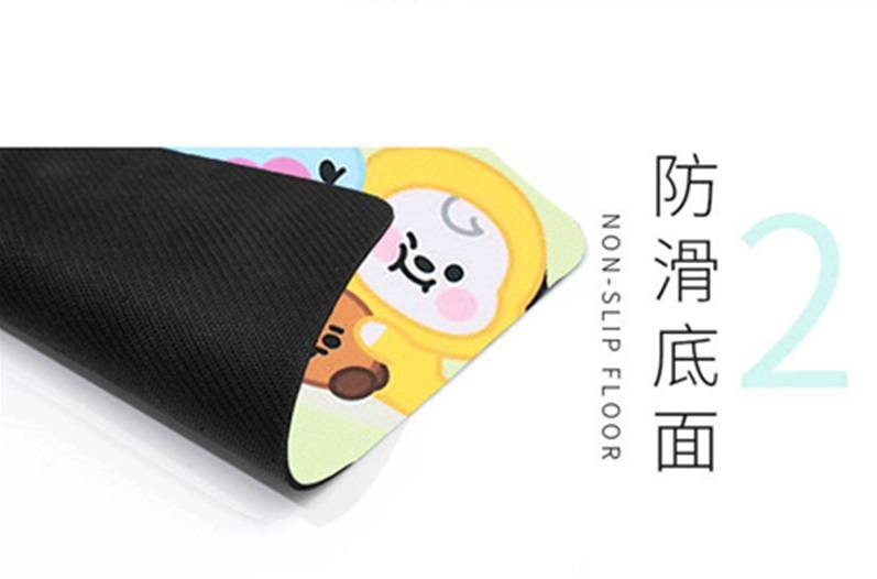 Miếng lót chuột tốc độ cao hình nhóm nhạc Kpop BTS BT21 chống thấm nước xinh xắn tiện dụng tại nhà/văn phòng | BigBuy360 - bigbuy360.vn