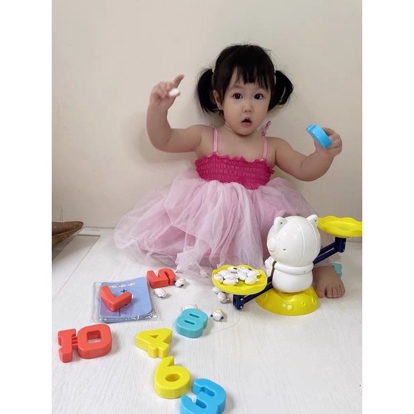 Đồ chơi cân bằng toán học cho bé phi hành gia, kích thích trí não của bé, thế giới đồ chơi 1104