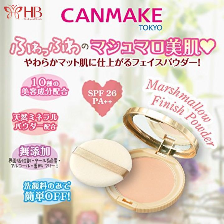 Phấn phủ trang điểm Canmake Tokyo Nhật Bản siêu mịn SPF26/PA++