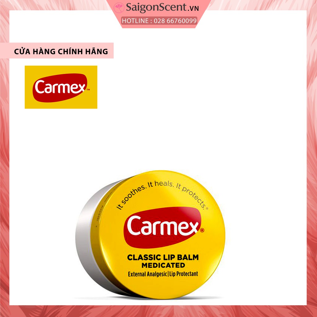 Son dưỡng môi Carmex Medicated Lip Balm ( Hủ - 7.5g )