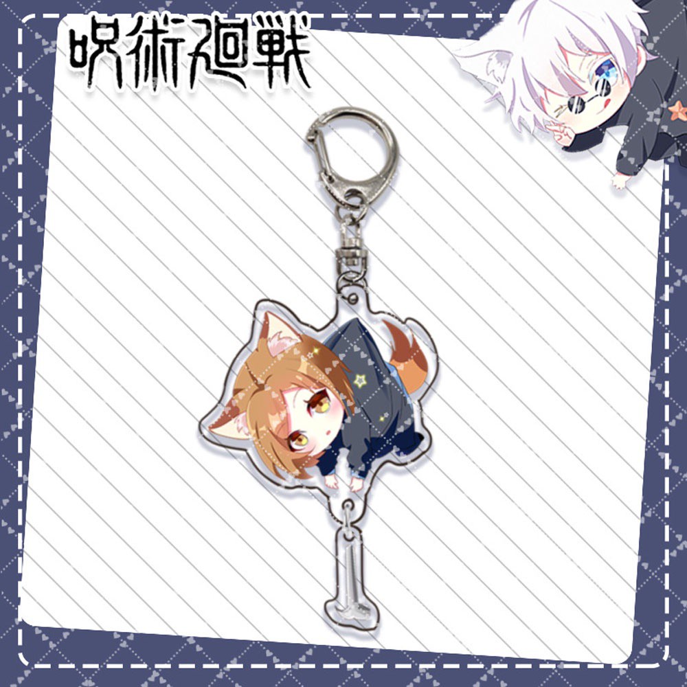 Móc Khóa Nhựa Acrylic Hình Nhân Vật Anime Jujutsu Kaisen