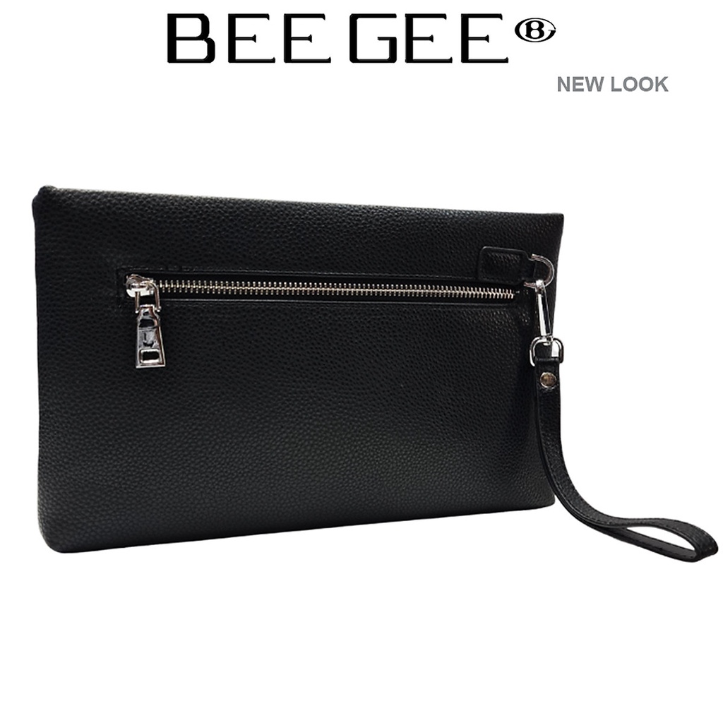 Ví nam cầm tay BEE GEE da bò tổng hợp cao cấp Bàn tay CÁ SÂU