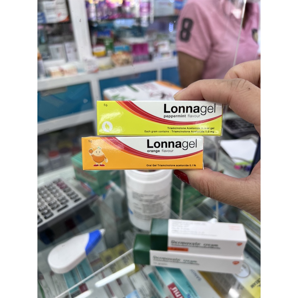Kem Ngăn Ngừa Làm Sạch Nhiệt Miệng LONNAGEL Thái Lan 5gr Cho Bé