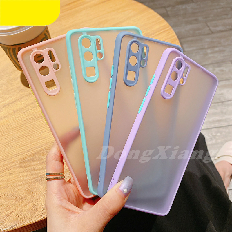 Ốp điện thoại màu trơn cho Oppo Reno 6 5G 6Z A16 A5S A12 A7 A31 2020 F9 F11 A92 A5 2020 A9 2020 A91 Reno3 Cover Rain