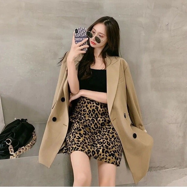 Áo Khoác Kaki Dáng Rộng Phong Cách Hàn Quốc Thời Trang Xuân Thu  Mới Cho Nữ