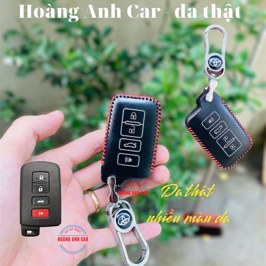 ( ảnh Thật) Bao Da Chìa Khóa xe ô tô TOYOTA  Altis, Camry 2012-2013, Altis 2.0