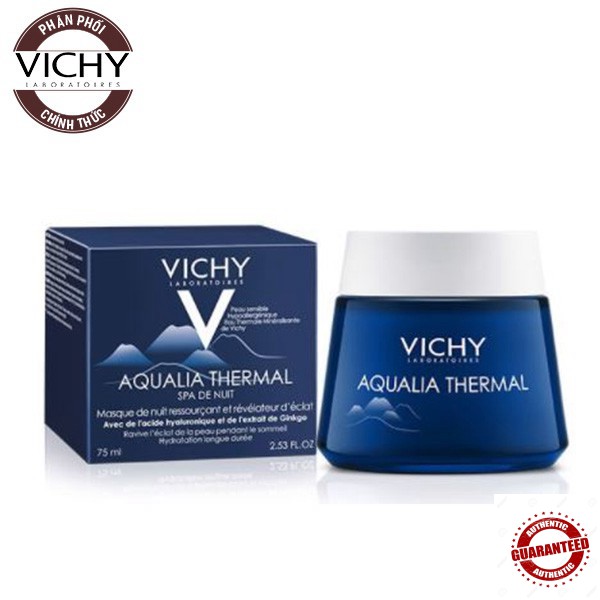 Mặt Nạ Ngủ Dưỡng Ẩm Sáng Da Vichy Aqualia Thermal Night Spa Sleeping Mask 75ml