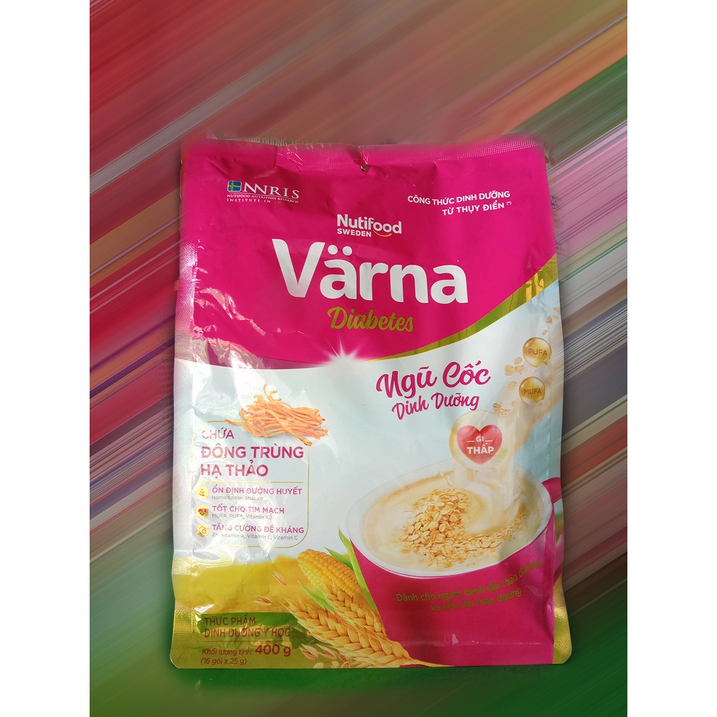 Ngũ cốc dinh dưỡng Värna Diabetes Túi 400g/20 gói *25g