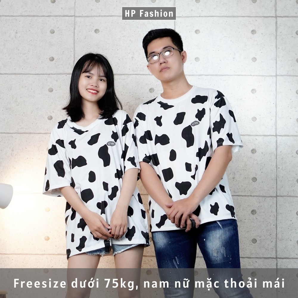 Áo Thun Bò Sữa Tay Lỡ dáng rộng Unisex nam nữ phong cách Ulzzang hottrend | BigBuy360 - bigbuy360.vn