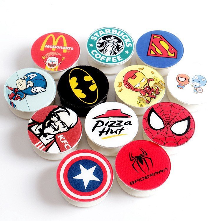 Giá đỡ điện thoại CẦM TAY -CUTE - Pop - Iring tròn dán lưng điện thoại
