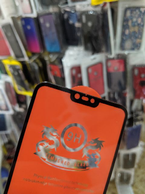 Cường lực 19D Xiaomi Mi 8 Lite full màn full keo chất đẹp ôm màn 2.5D