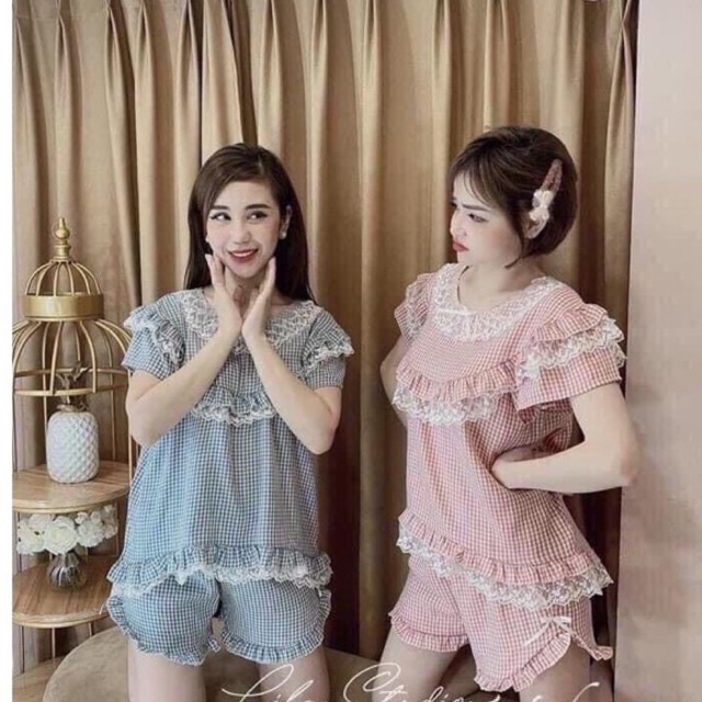 BỘ PIJAMA ÁO + QUẦN DÀI (Bảng 8 Màu)