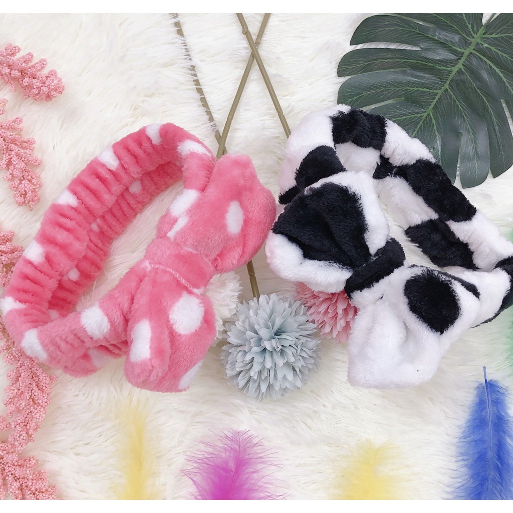 Băng Đô Nơ Thiết Kế Kiểu Hàn Cực Xinh Cho Nữ Dùng Khi Rửa Mặt | BigBuy360 - bigbuy360.vn