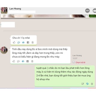 Tinh dầu dài mi, mọc mi, mọc lông mày