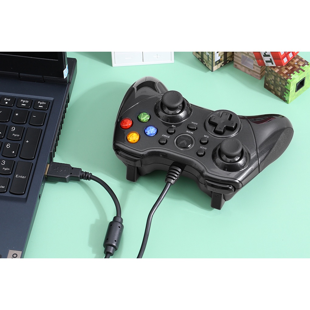 Tay cầm chơi game Rapoo V600 / V600S kết nối cho PC, Laptop