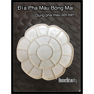 Đĩa pha màu bông mai