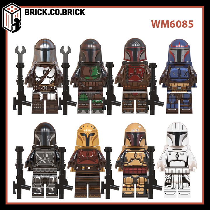 WM6085 (CÓ SẴN) - Đồ chơi lắp ráp minifigures và lego Star Wars Chiến tranh giữa các vì sao nhân vật Mandalorian.