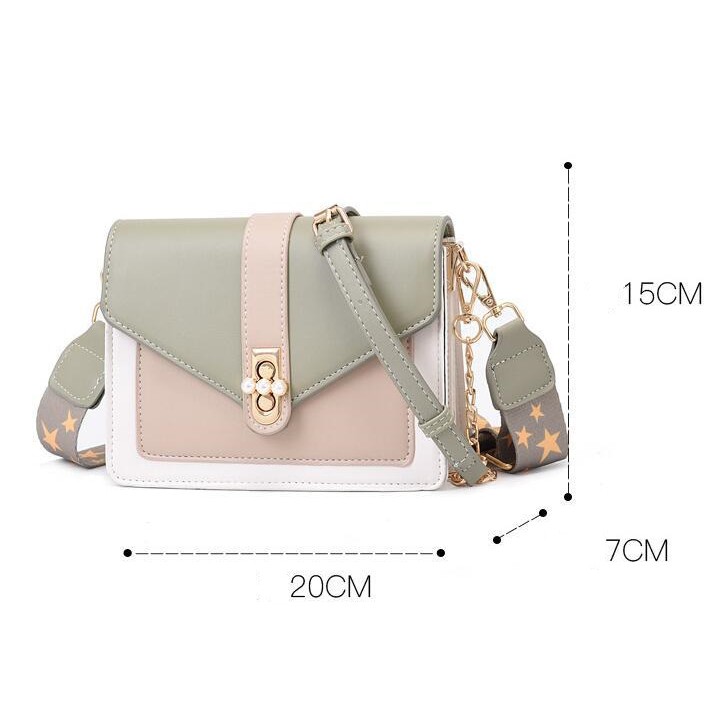 Túi đeo chéo nữ - Túi công sở -  dây ngôi sao