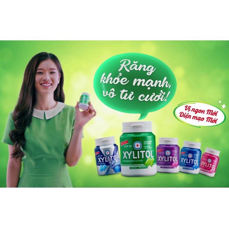 Kẹo Lotte Xylitol- Gum không đường, ngừa sâu răng