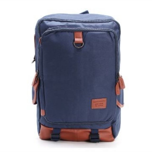 Balo nam laptop cá tính 2 quai nắp hôp thời trang Unisex -ba lô Haras BLTL073637