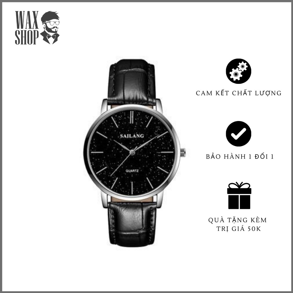 Đồng Hồ Nữ SAILANG 0014  ⚡ [Mẫu Siêu Đẹp] ⚡ Với Mặt Dây DA Chất Lượng, Thời Thượng