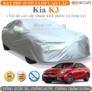 Bạt trùm che phủ dành cho xe Kia K3 vải dù oxford 3 lớp cao cấp - OTOALO