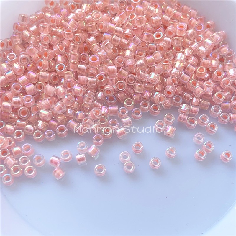 Chuỗi Hạt Thủy Tinh 2mm 10g Nhiều Màu Sắc Dùng Làm Đồ Trang Sức Thủ Công