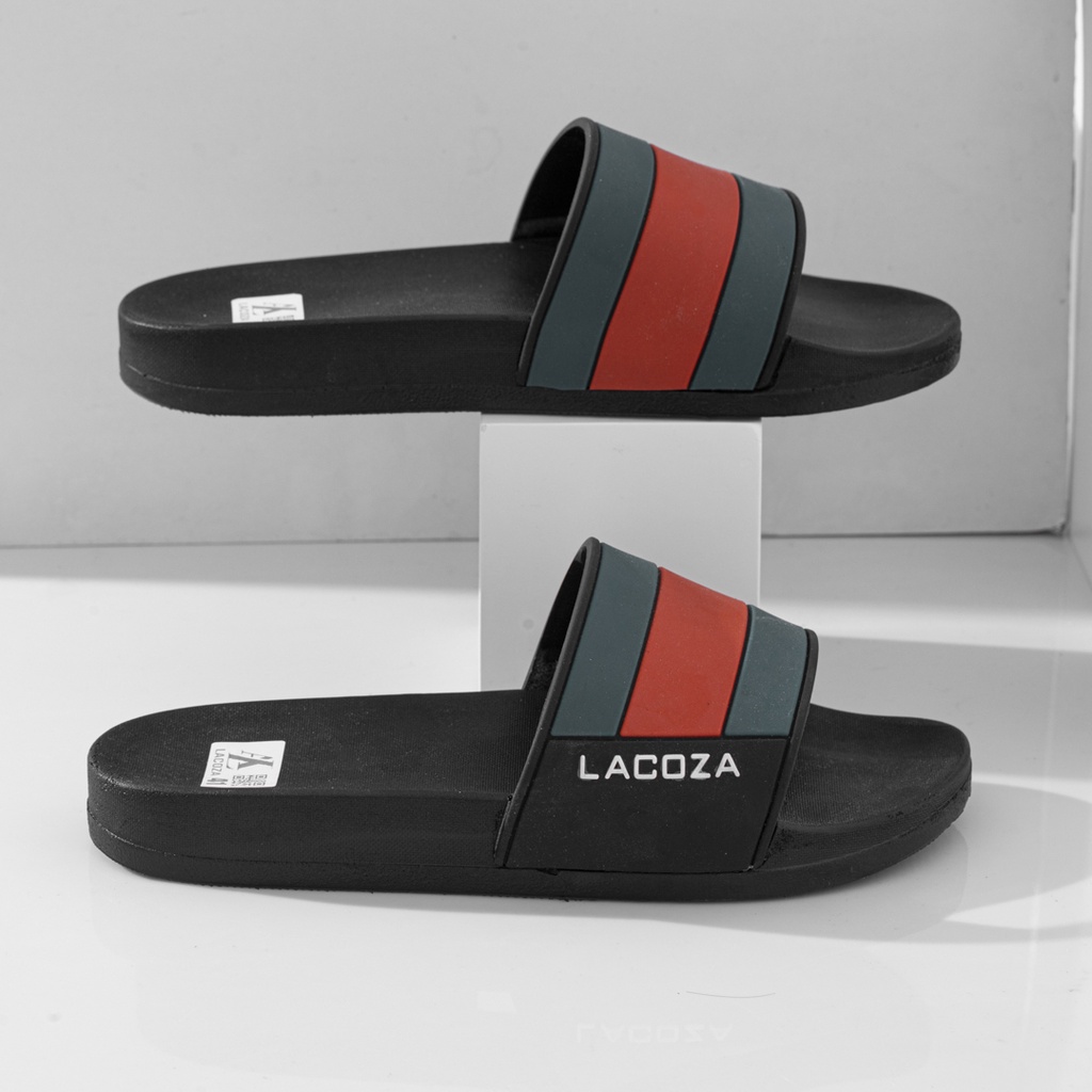 Dép nam quai ngang đẹp thời trang đi trong nhà đế cao kiểu dáng bánh mì cao cấp D2X