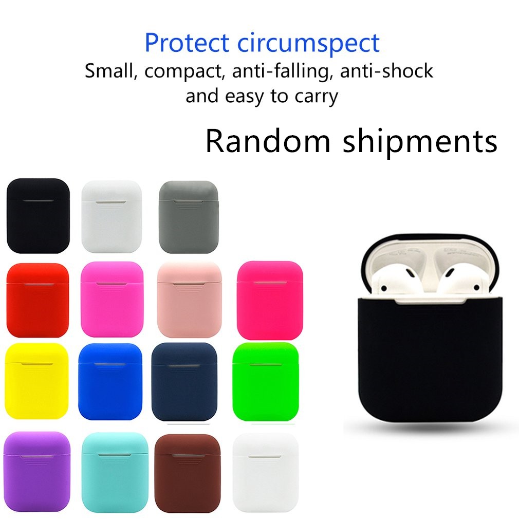 Vỏ bảo vệ bằng silicon của Airpods / I12 TWS / earphone sạc, thiết kế nhỏ gọn / nhiều màu sắc tùy chọn