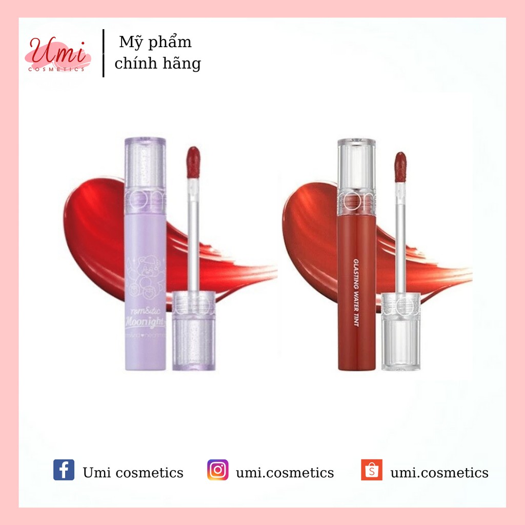 🎉 [ NEW] 🎊 SON ROMAND GLASTING WATER TINT & ROM&ND X NEONMOON 🌟