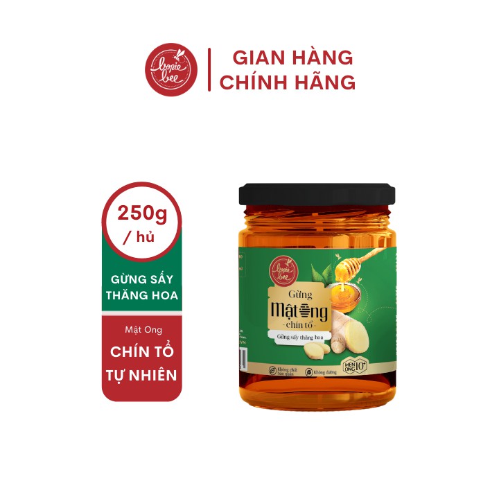 [Mã SKAMLTS7 giảm 10% đơn 150K] Mật Ong Ngâm Gừng Sấy Bonie Bee- Mật Ong Chín Tổ | BigBuy360 - bigbuy360.vn