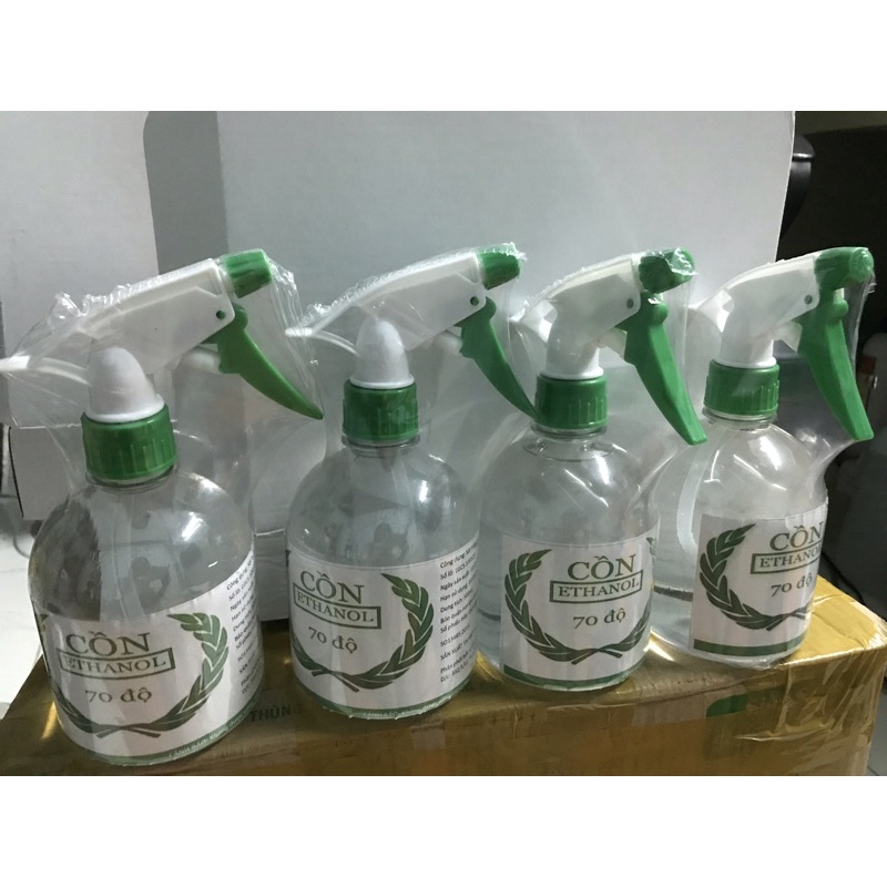 Ethanol(cồn)70 chai 500ml có vòi phun