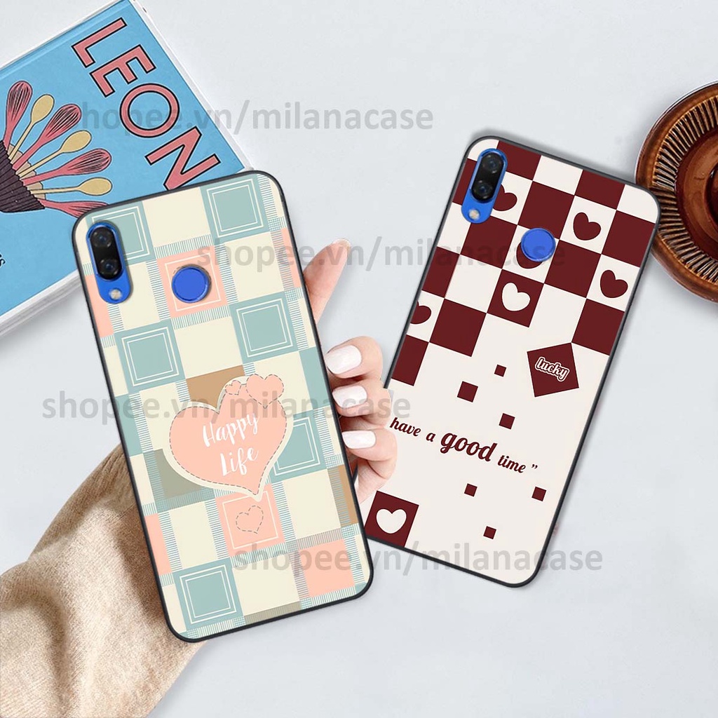 Ốp Huawei Nova 3 / Nova 3i caro họa tiết nhiều màu sắc siêu đẹp thời trang cá tính