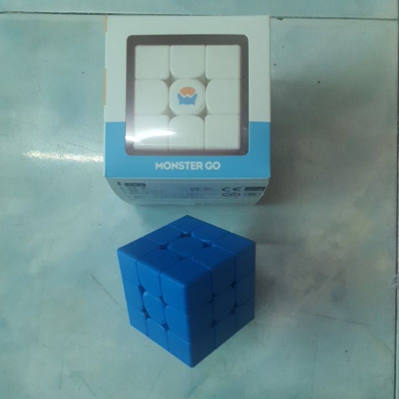 Rubik GanMonster M xanh, hồng, trắng