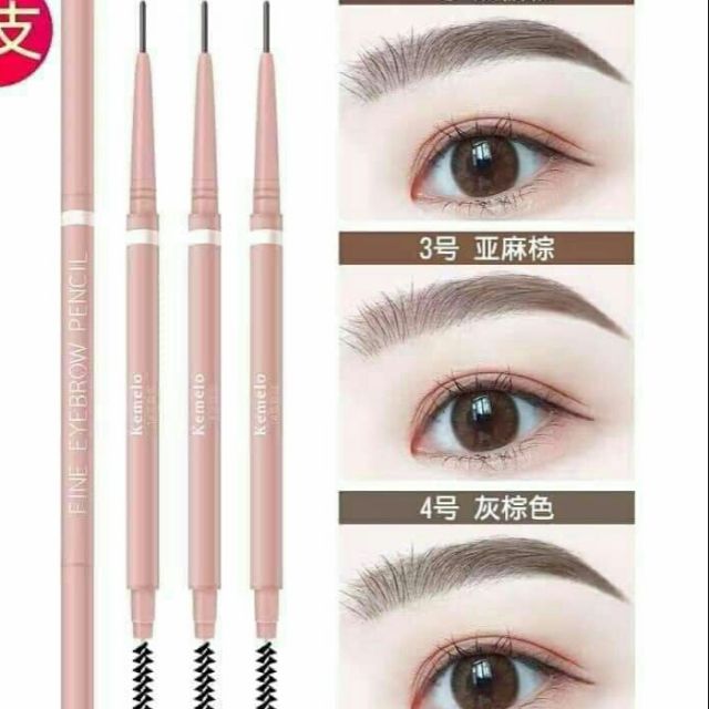 [ Chính hãng] Chì kẻ mày 2 đầu kemelo