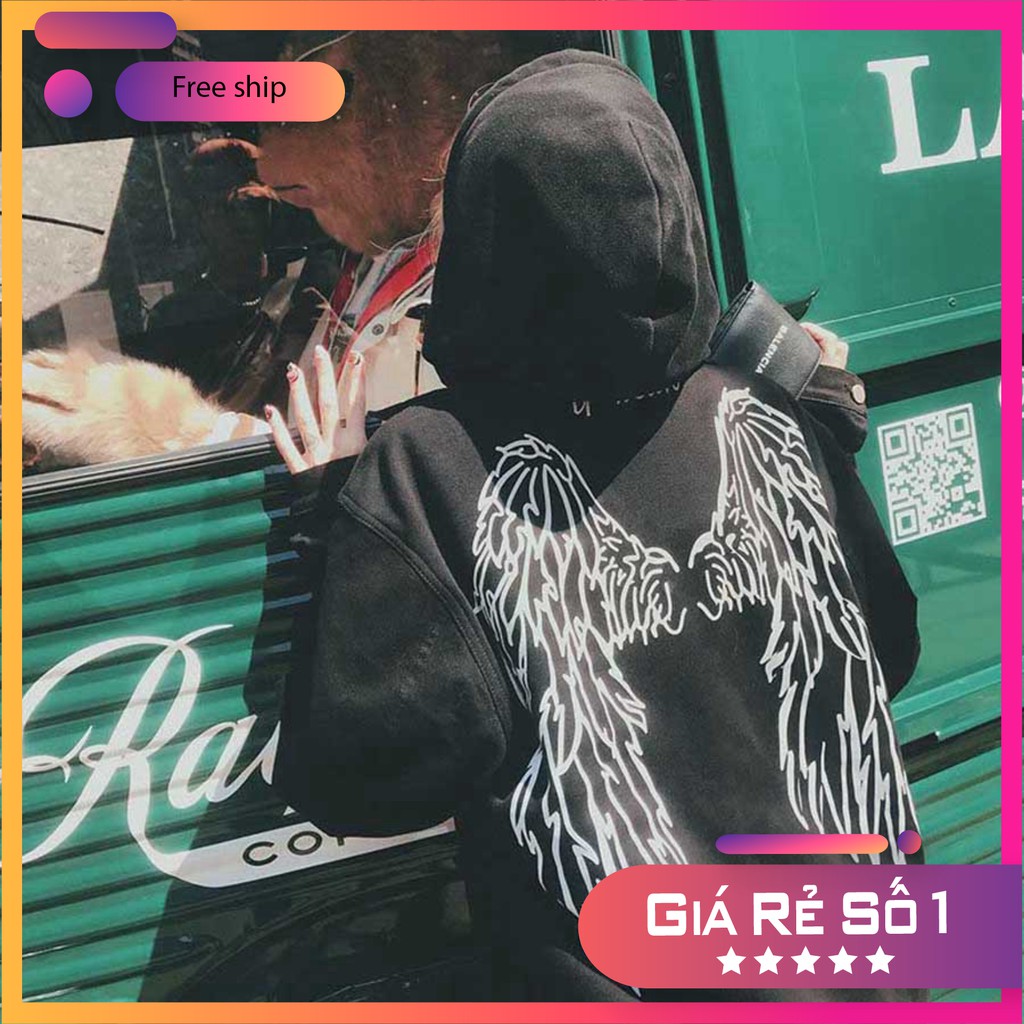 (Áo phông giá sỉ) Áo thun hoodie phản quang nam nữ vải nỉ cánh 2.