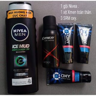 Sét mỹ phẩm 105k cho nam.