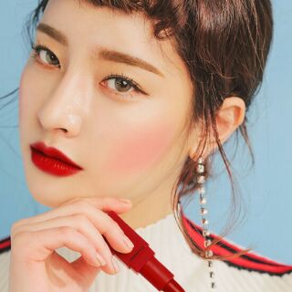 💋Son 3CE 212 Đỏ Thuần satin(Cam Kết Chuẩn Auth)