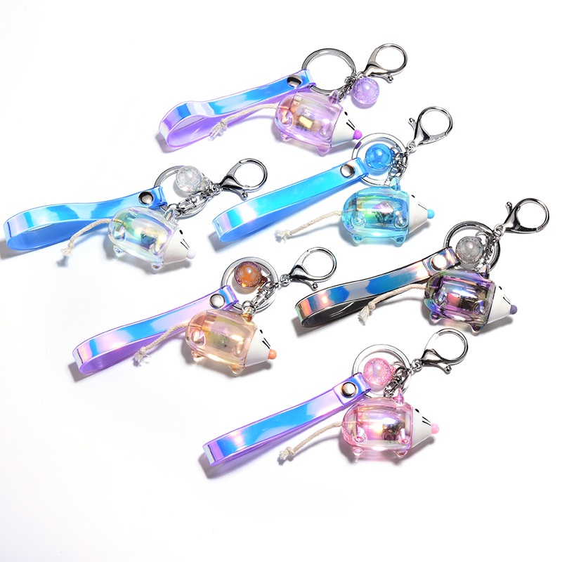 Móc khóa cute độc đáo hình chú tý phát ánh sáng lúc lắc đẹp phong cách độc lạ bền đẹp