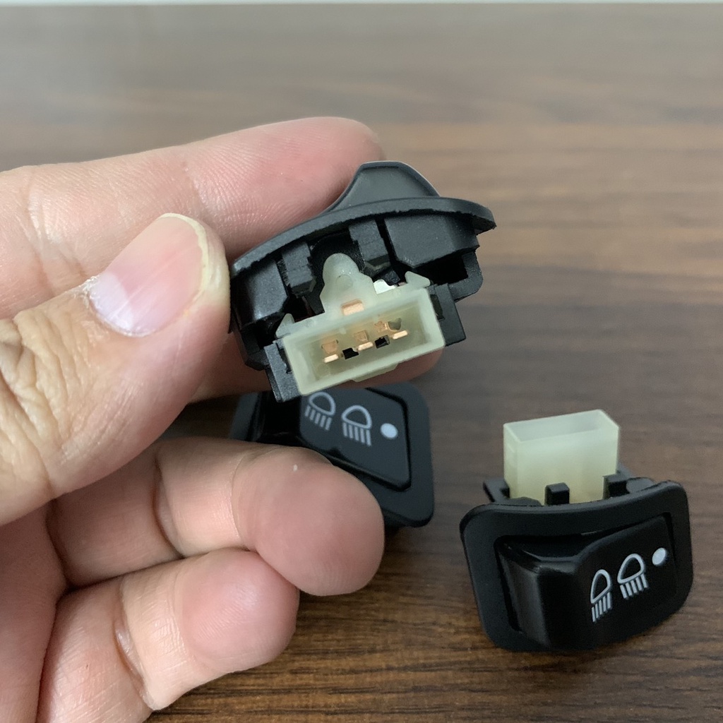 Công tắc đèn xe máy, 3 chế độ Tắt/Mở Pha Cos cho xe wave a110, RSX, S110, Vision 2021, Lead đời mới KT Shop
