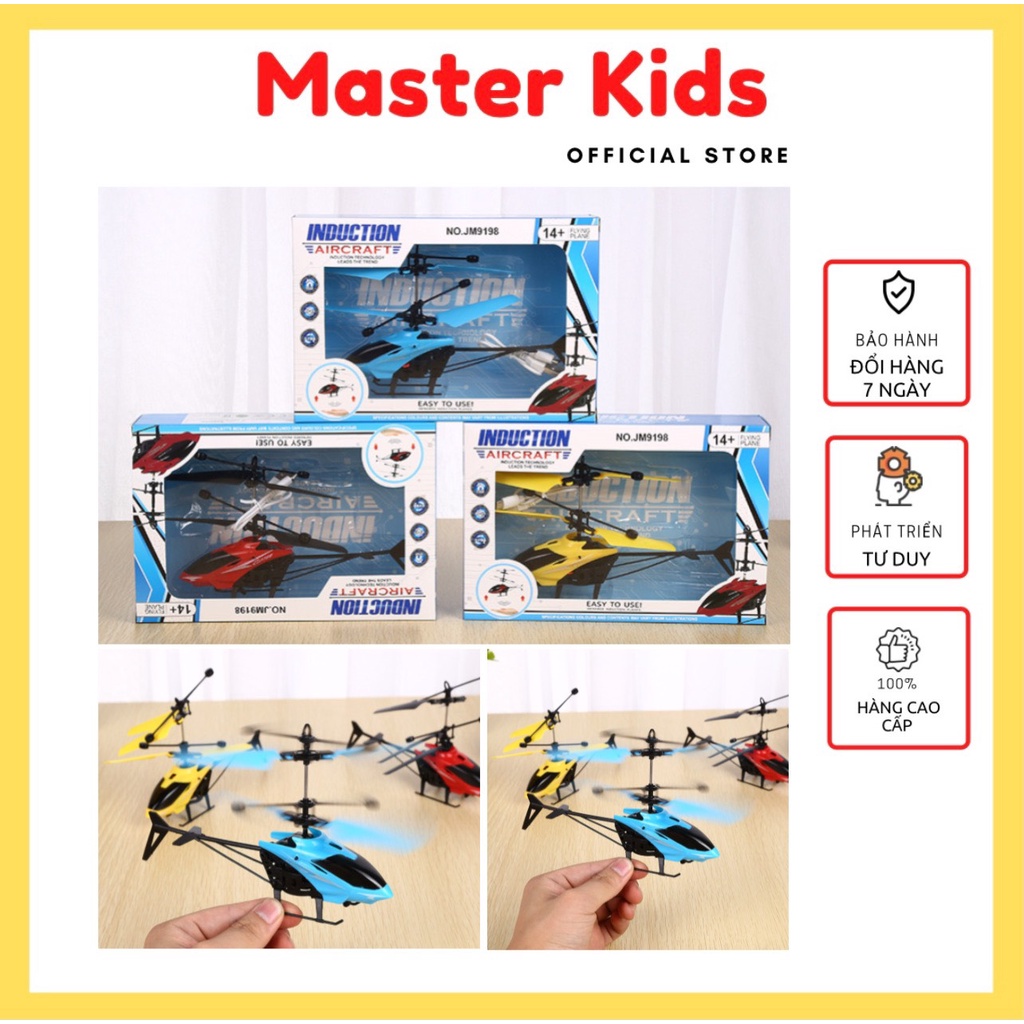 Đồ chơi máy bay trực thăng điều khiển cảm ứng bằng tay cho bé Master Kids