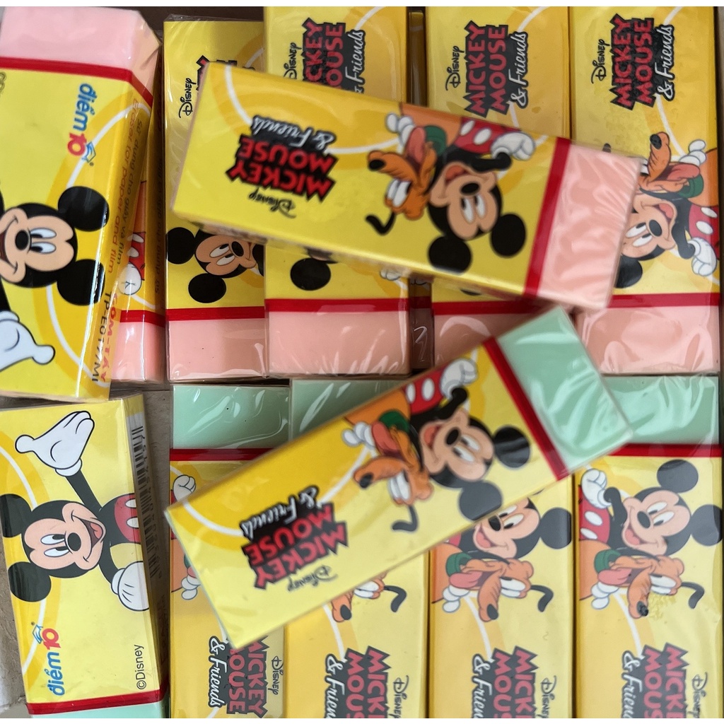 Gôm tẩy xóa bút chì TL các mẫu Công chúa Elsa, Mickey Mouse, Disney