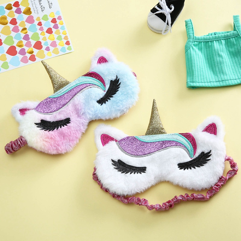 Miếng bịt mắt ngủ bằng vải lông dễ thương cho bé