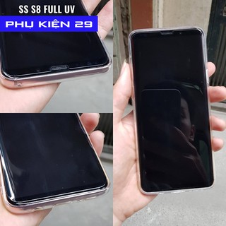 [Samsung S8/S8 Plus/S9/S9 Plus] Kính cường lực FULL màn FULL keo UV Glass Pro+ 9H