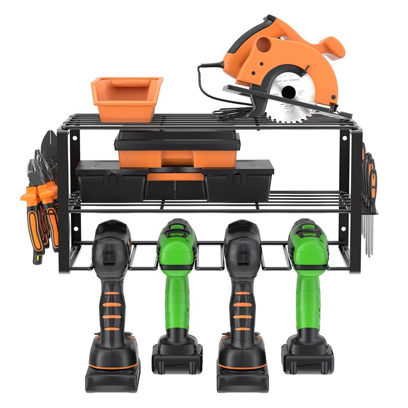 Giá Đỡ Dụng Cụ Sắp Xếp Gọn Gàng Bằng Kim Loại Gắn Tường Chịu Được Sức Nặng