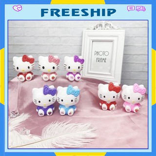 Trang trí bánh 💖FREESHIP💖 Hello Kitti trang trí bánh sinh nhật - Phụ kiện trang trí bánh kem