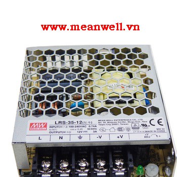 Nguồn tổ ong 12VDC Meanwell LRS -35-12(35W/12V/3A)