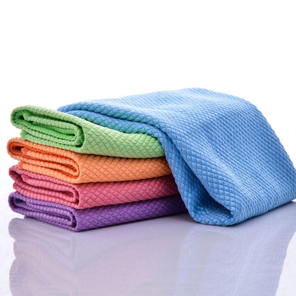 DORAW Bộ 1 / 3 Khăn Lau Kính Cửa Sổ Nhà Bếp