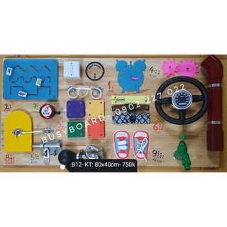 B12- Busy Board- Bảng bận rộn cho bé