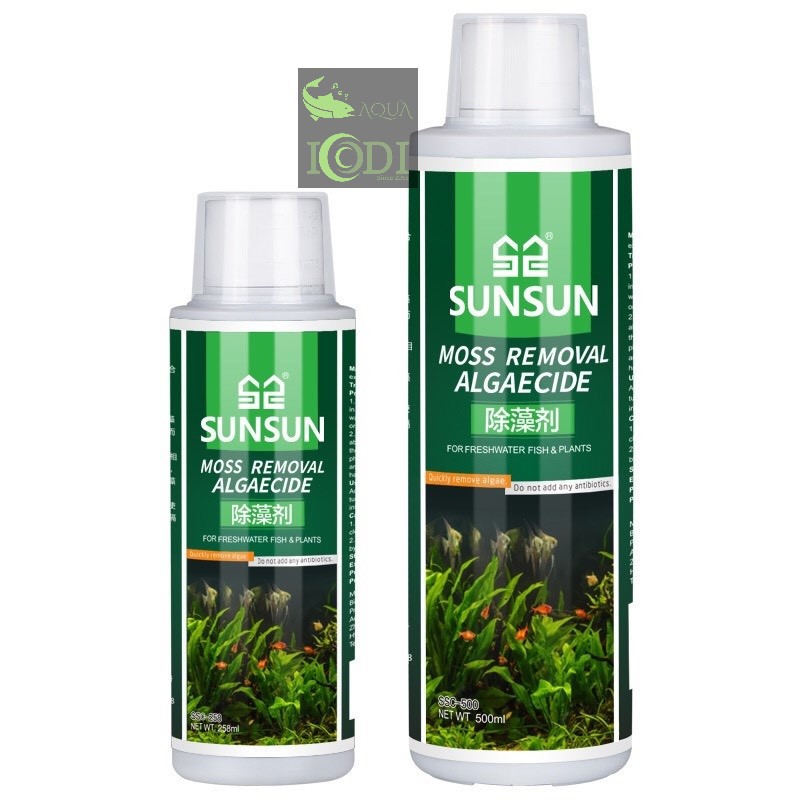 Dung dịch diệt rêu hại hồ cá SUNSUN Moss Removal Algaecide - Voonline Algae Remover